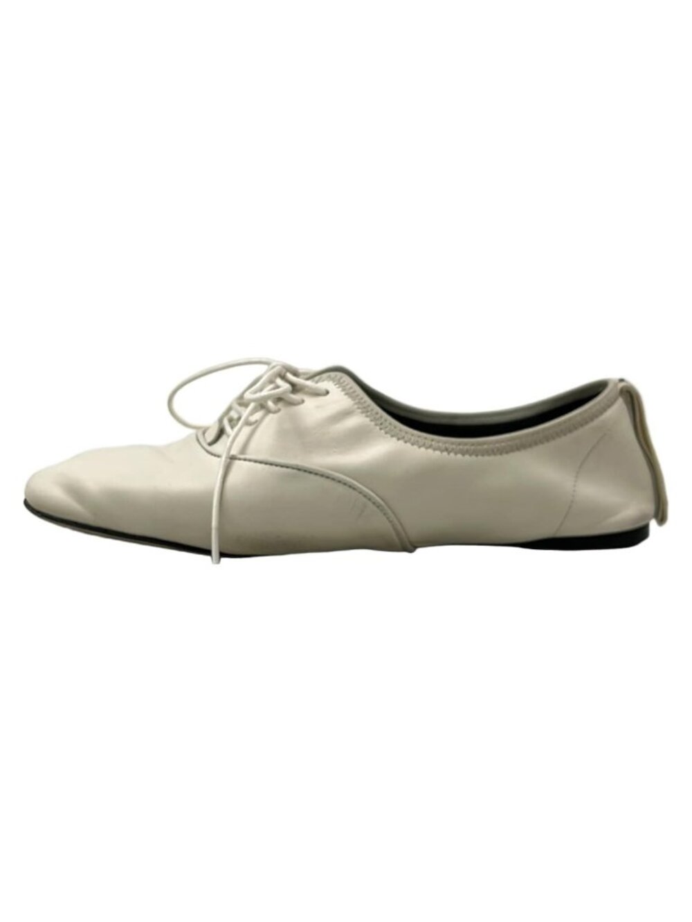 Loewe Shoes Soft Derby Ivory Lambskin